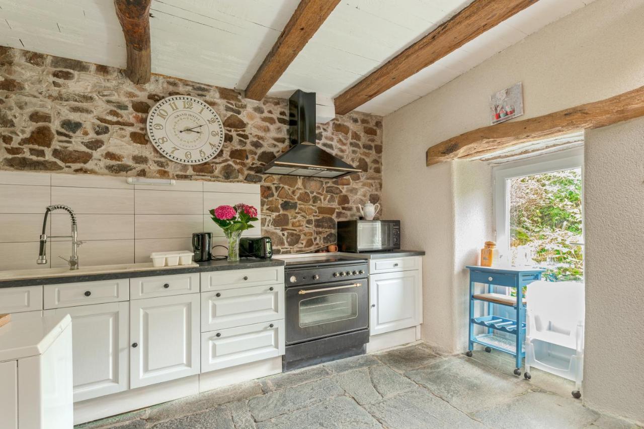 Maison Cosy Vue Mer A Guimaec Bagian luar foto