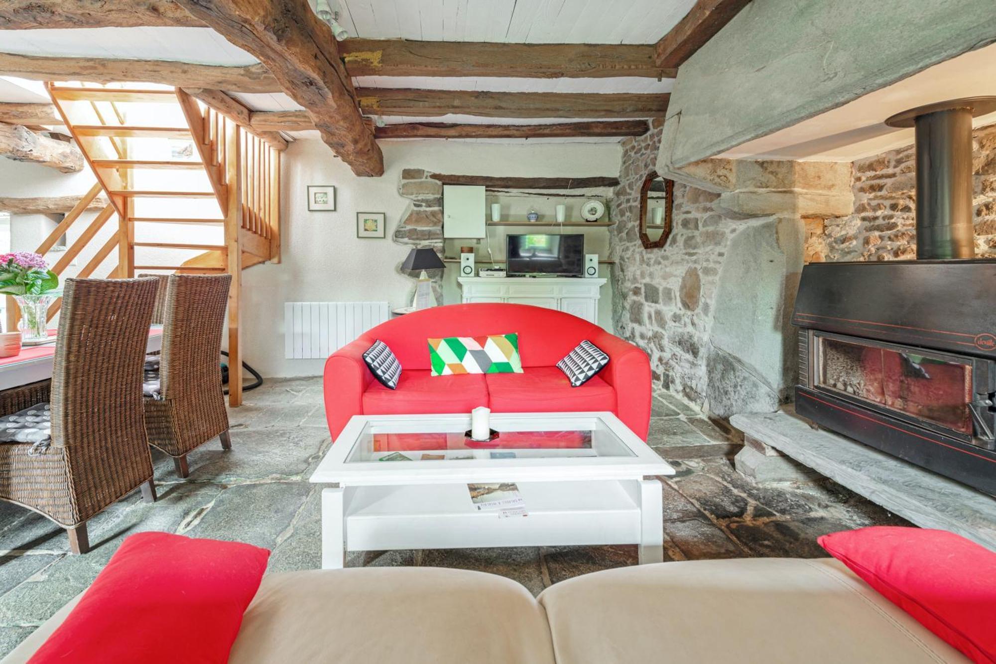Maison Cosy Vue Mer A Guimaec Bagian luar foto
